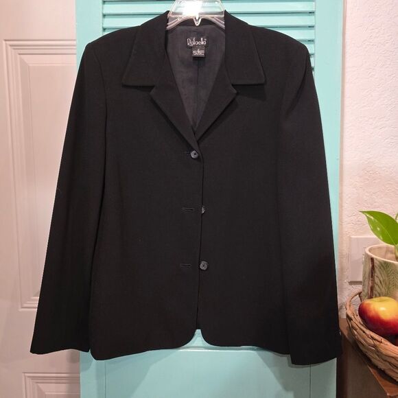 Rafaella Black Women's Jacket - Picture 1 of 4